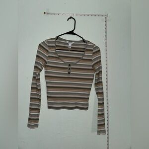 Arizona green striped top